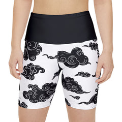 Crashoutz Cloudz Women's Workout Shorts