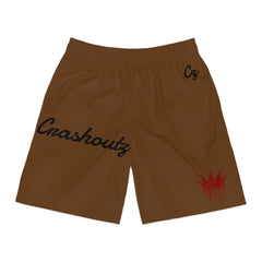 Crashoutz Dark Brown Jogger Shorts