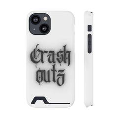 Crashoutz Phone Case With Card Holder