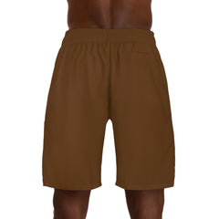 Crashoutz Dark Brown Jogger Shorts