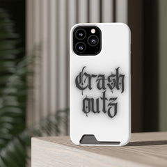 Crashoutz Phone Case With Card Holder