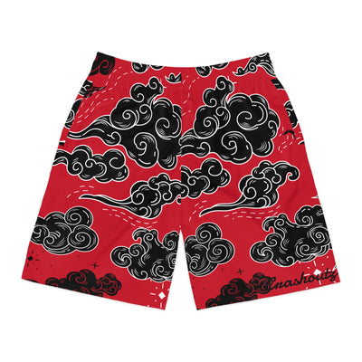 Crashoutz Red Cloudz Shorts