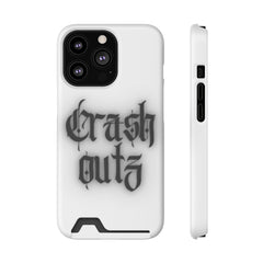 Crashoutz Phone Case With Card Holder