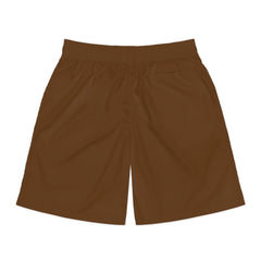 Crashoutz Dark Brown Jogger Shorts