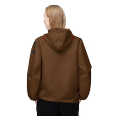 Crashoutz Dark Brown Windbreaker