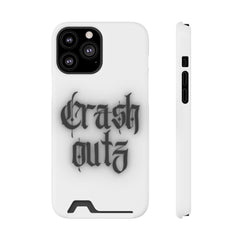 Crashoutz Phone Case With Card Holder